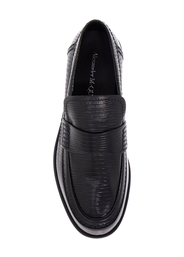 Alexander Mcqueen leather jupiter loafers for