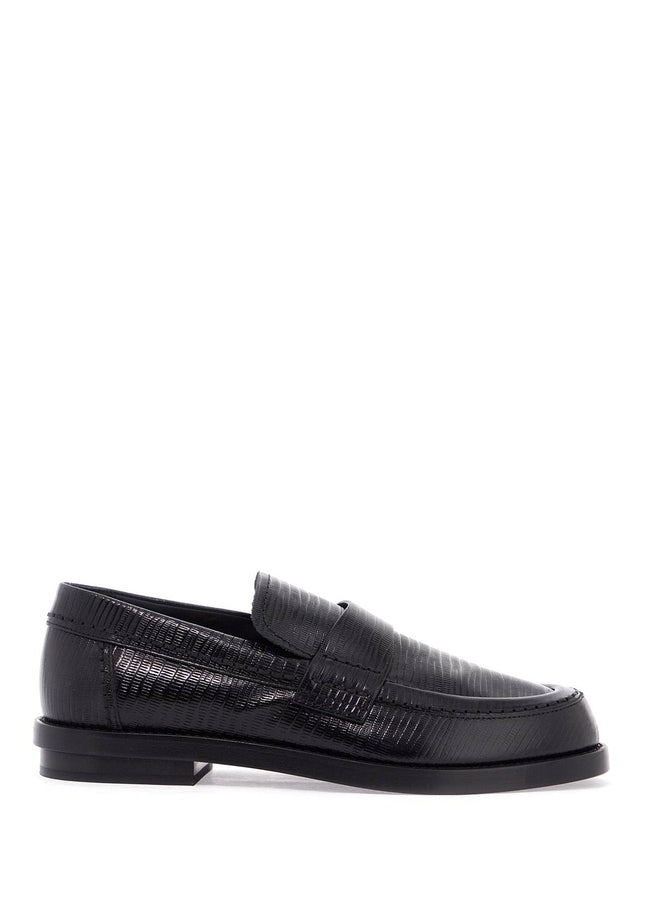 Alexander Mcqueen leather jupiter loafers for