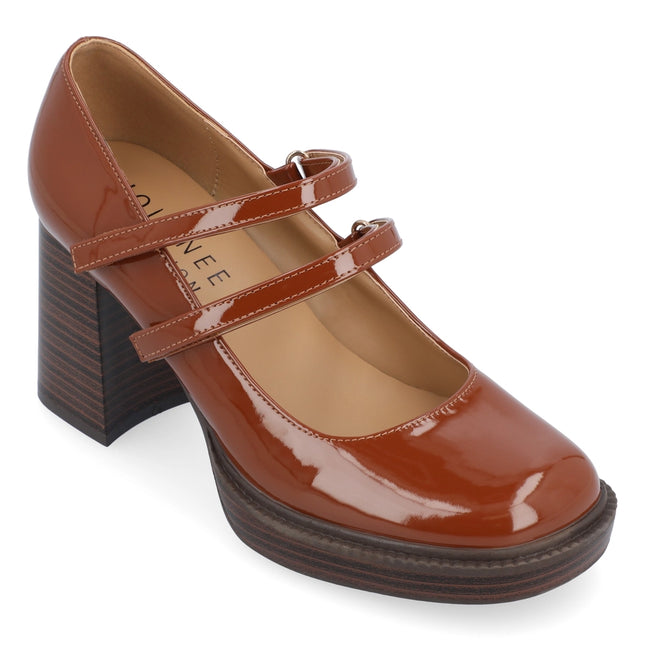 Journee Collection Women's Tru Comfort Foam™ Shasta Pumps Cognac-Shoes Pumps-Journee Collection-7-Urbanheer