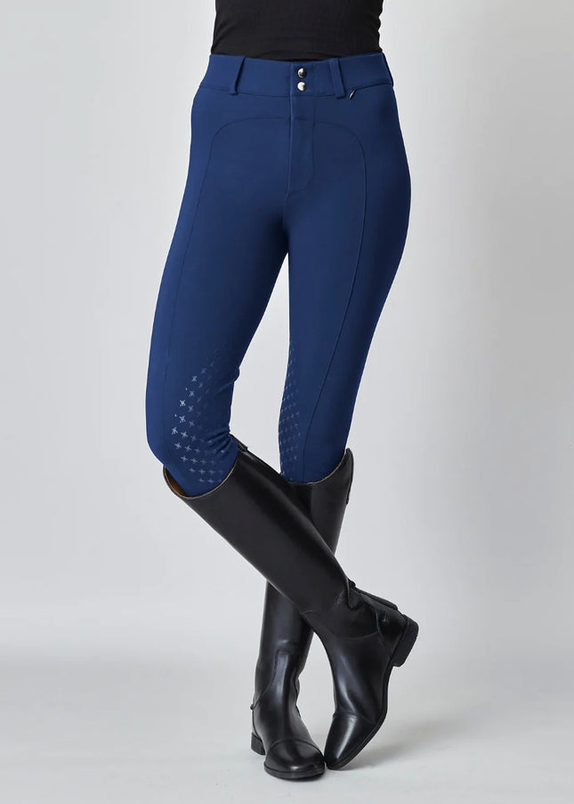 High-Rise Compression Breeches Navy-Breeches-Yagya-Urbanheer