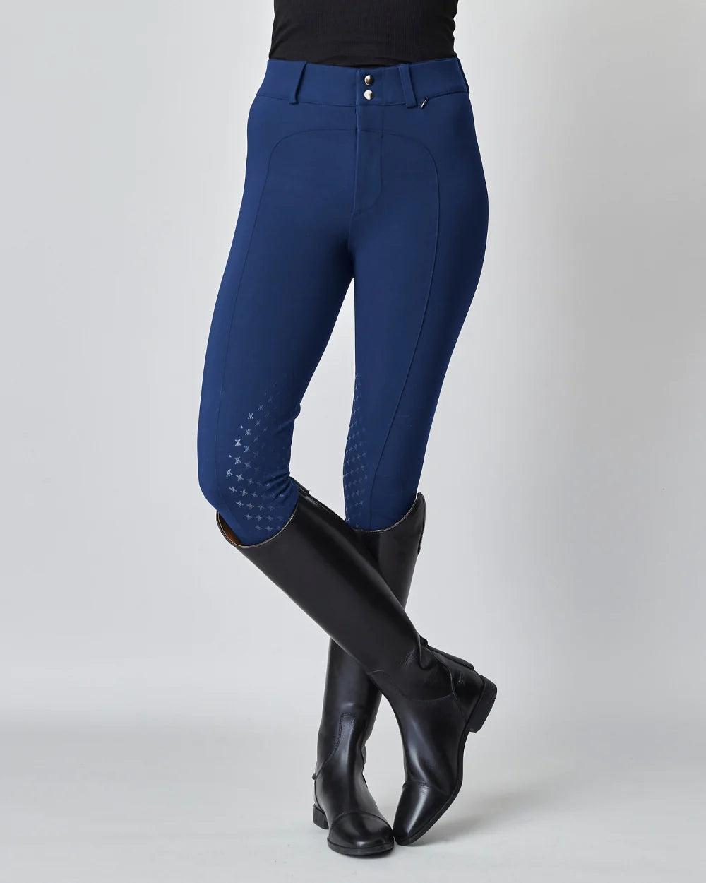 High-Rise Compression Breeches Navy-Breeches-Yagya-Urbanheer