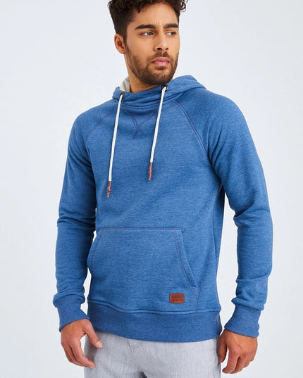 Men'S Hoodie Hood Indigo Melange-Hoodie-Leif Nelson GmbH-Urbanheer