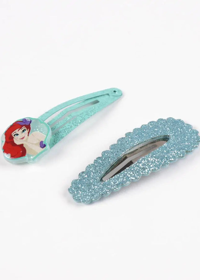 Hair Clips 4 Pieces Princess The Little Mermaid-Mastoys, S.L.-Urbanheer