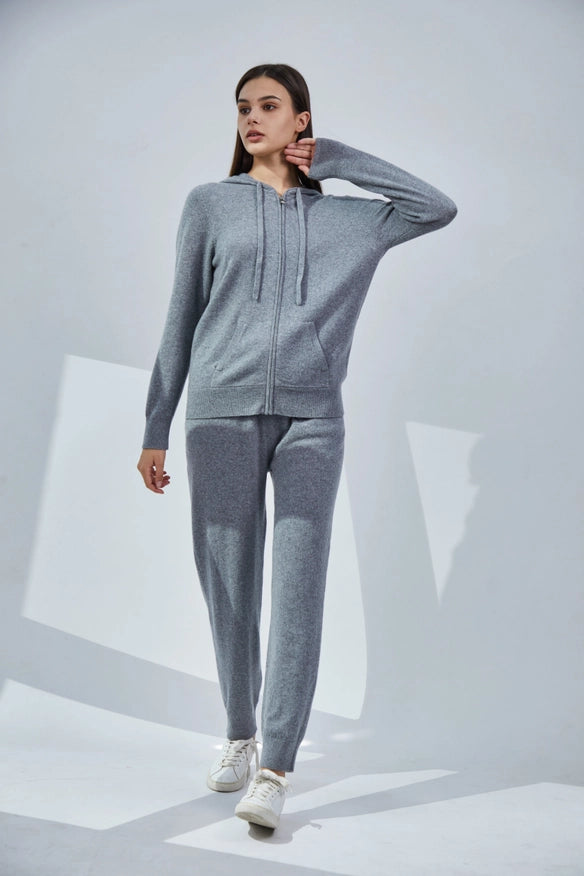 Cashmere Jogger-Joggers-Pissenlit-Heather Grey-S-Urbanheer