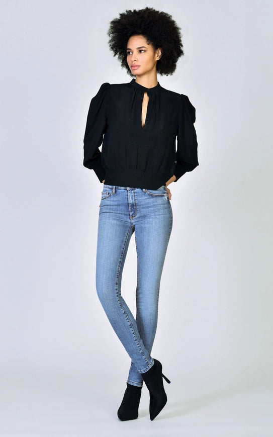 Gisele High Rise Skinny - Broken Wings-Jeans-Black Orchid Denim-24-Urbanheer