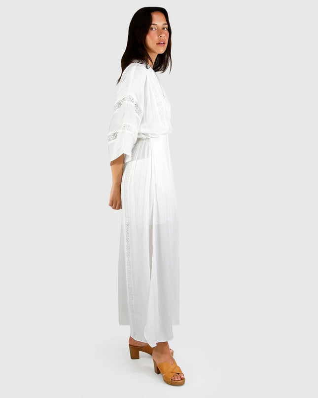 Hideaway Maxi Dress - White-Dress-belle & bloom-Urbanheer