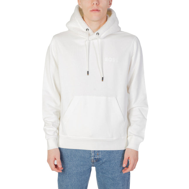 Boss Men Sweatshirts-Clothing Sweatshirts-Boss-white-S-Urbanheer