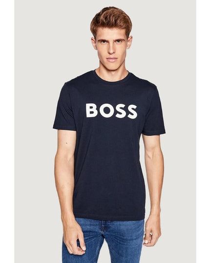 Boss Men T-Shirt-Clothing - Men-Boss-blue-3-3XL-Urbanheer