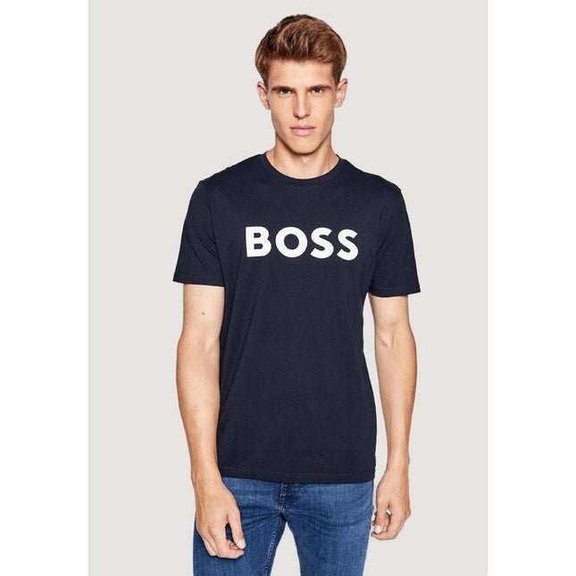 Boss Men T-Shirt-Clothing - Men-Boss-blue-3-3XL-Urbanheer