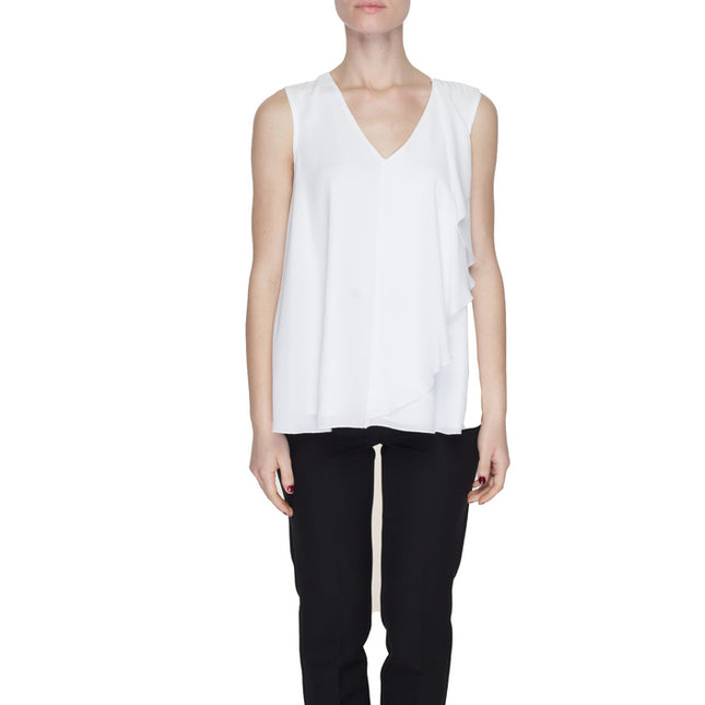 Sandro Ferrone Women Blouse-Clothing Blouse-Sandro Ferrone-white-40-Urbanheer