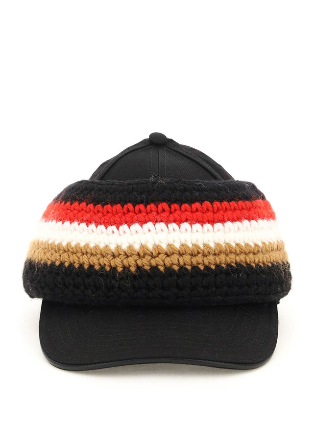 Burberry baseball cap with knit headband