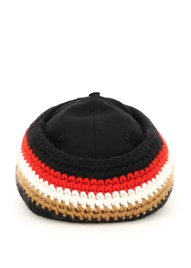 Burberry baseball cap with knit headband