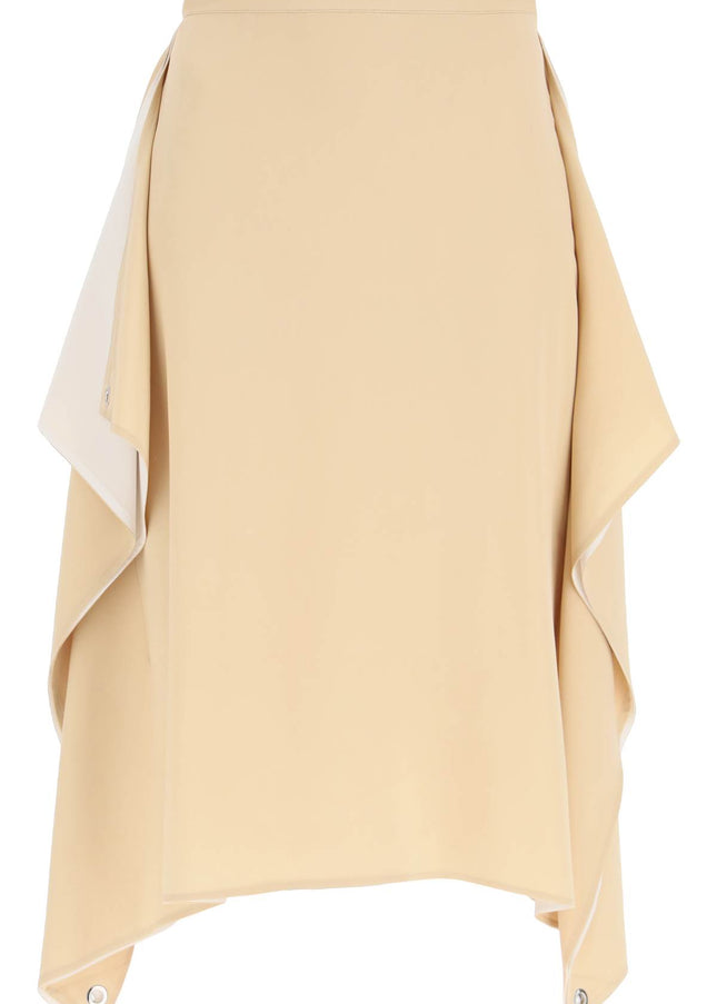 Burberry 'thea' silk midi skirt