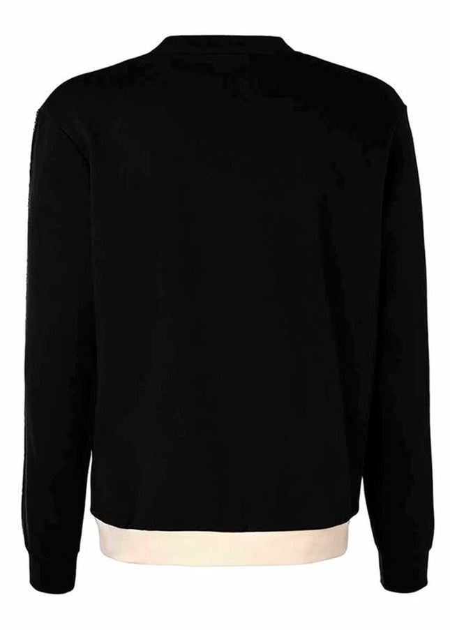 Men’s Sweatshirt without Hood Kappa Idisson Active Man Black-Sports | Fitness > Sports material and equipment > Sports sweatshirts-Kappa-Urbanheer