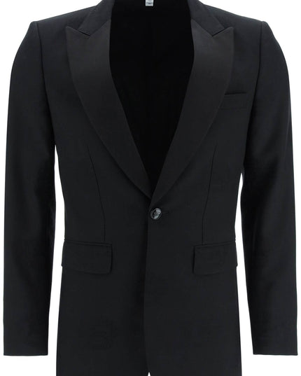 Burberry tuxedo jacket with jacquard details