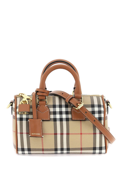 Burberry mini check bowling bag-Bag-Burberry-os-Urbanheer