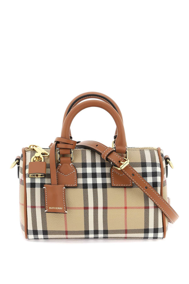 Burberry mini check bowling bag-Bag-Burberry-os-Urbanheer