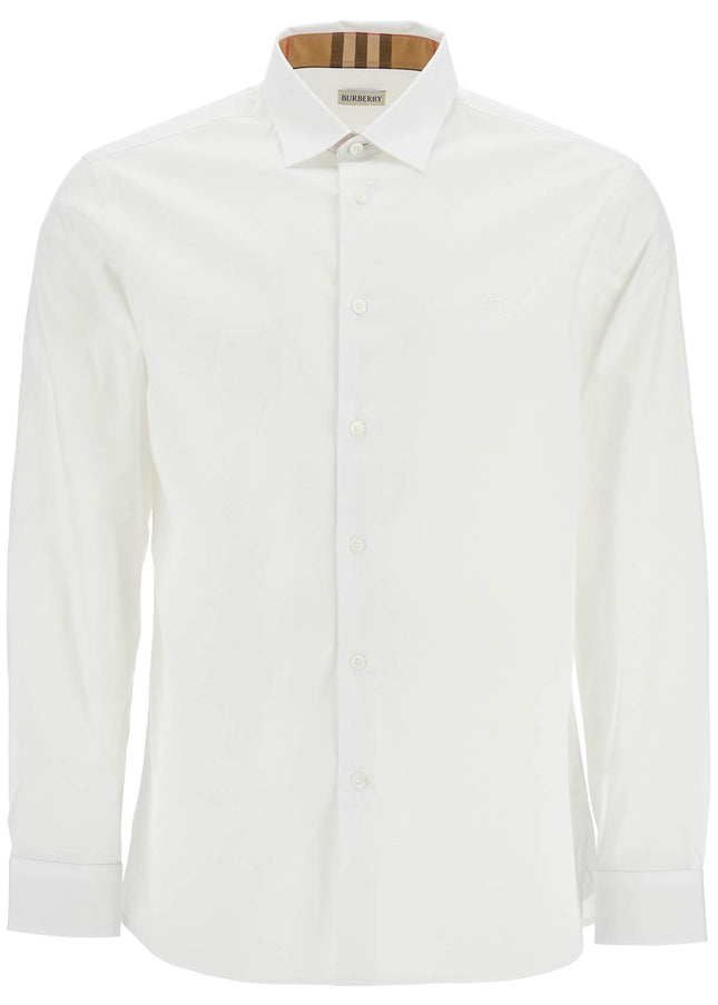 Burberry sherfield shirt in stretch cotton