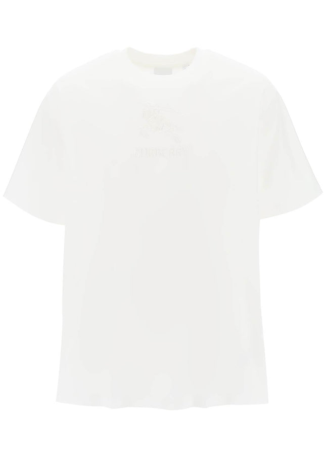 Burberry tempah t-shirt with embroidered ekd