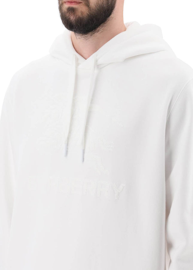 Burberry 'raynerbridge' hoodie with ekd logo in terry cloth