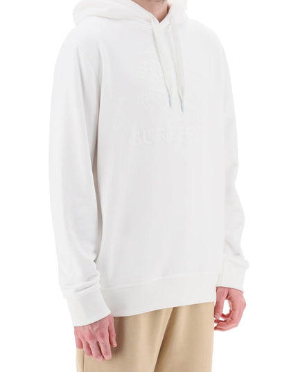 Burberry 'raynerbridge' hoodie with ekd logo in terry cloth