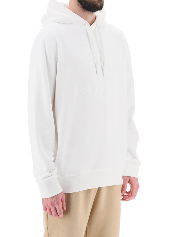 Burberry 'raynerbridge' hoodie with ekd logo in terry cloth