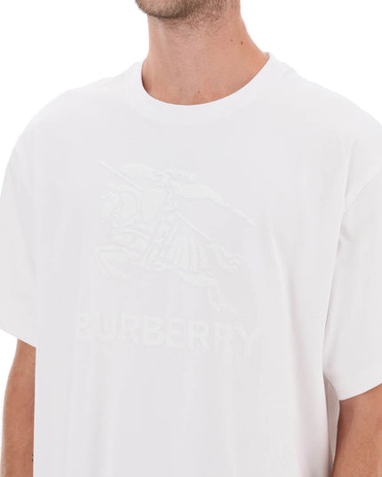 Burberry ekd embroidery 'raynerton' oversized t-shirt