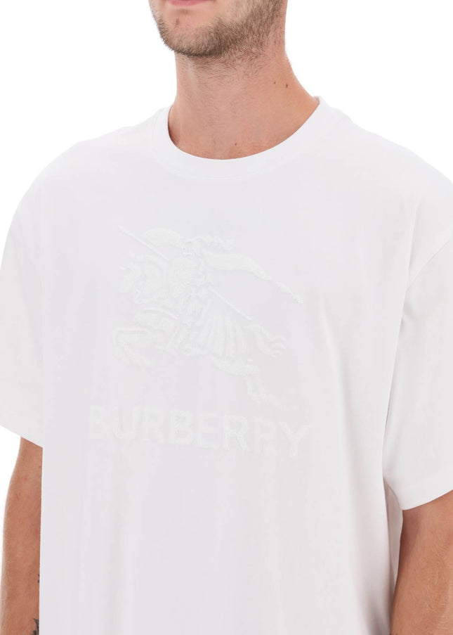 Burberry ekd embroidery 'raynerton' oversized t-shirt