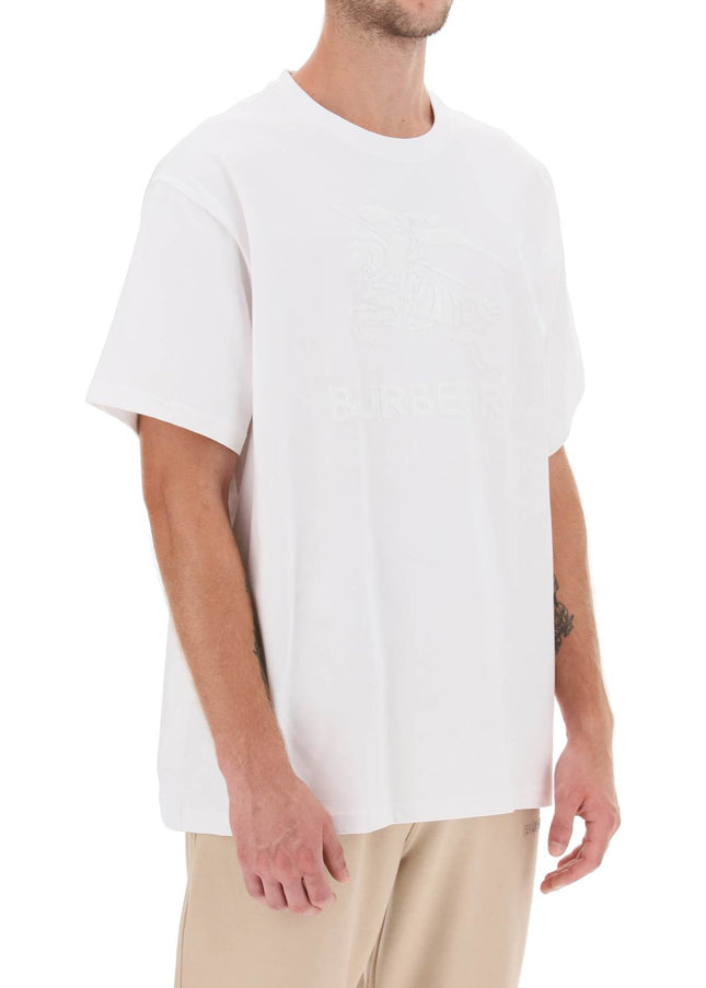 Burberry ekd embroidery 'raynerton' oversized t-shirt