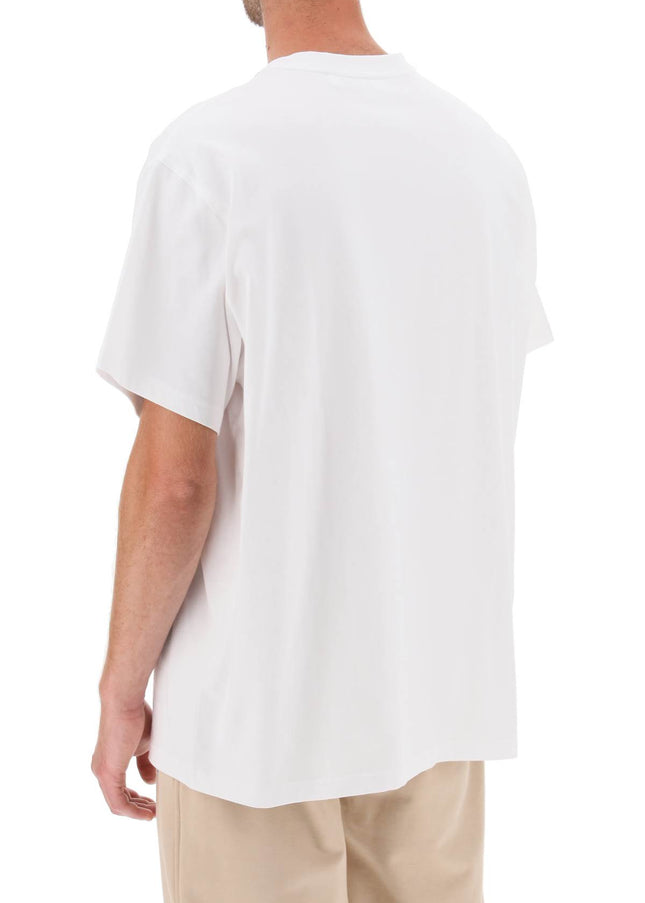 Burberry ekd embroidery 'raynerton' oversized t-shirt