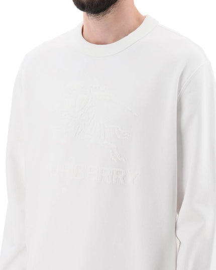 Burberry 'rayner' crew-neck sweatshirt with equestrian knight