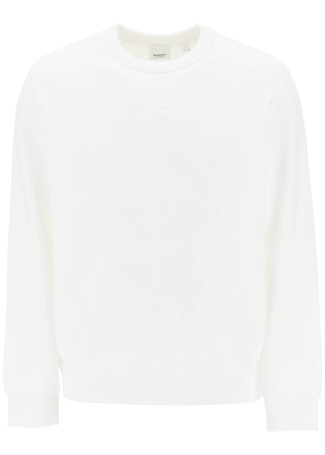 Burberry 'rayner' crew-neck sweatshirt with equestrian knight