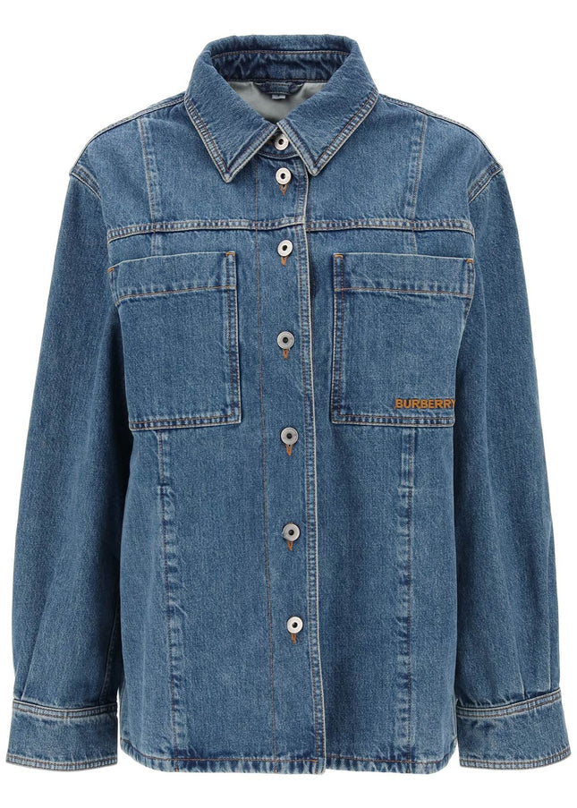 Burberry 'bensen' denim overshirt