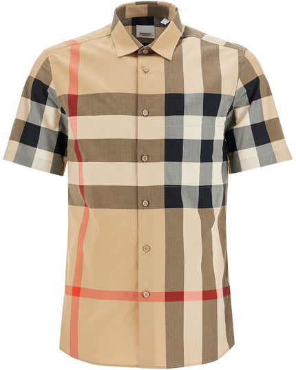 Burberry short sleeve summerton shirt