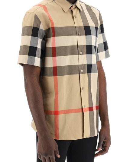 Burberry short sleeve summerton shirt