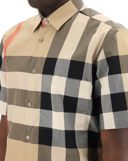 Burberry short sleeve summerton shirt