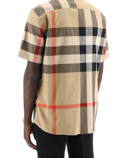 Burberry short sleeve summerton shirt