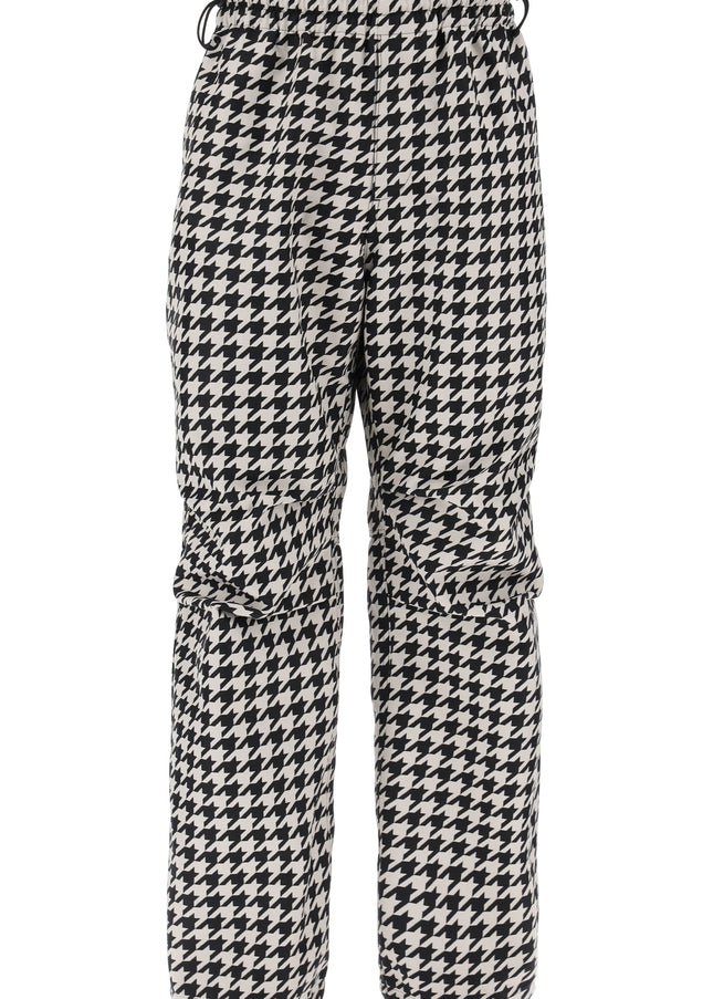 Burberry workwear pants in houndstooth