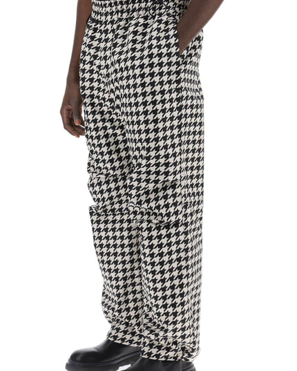 Burberry workwear pants in houndstooth