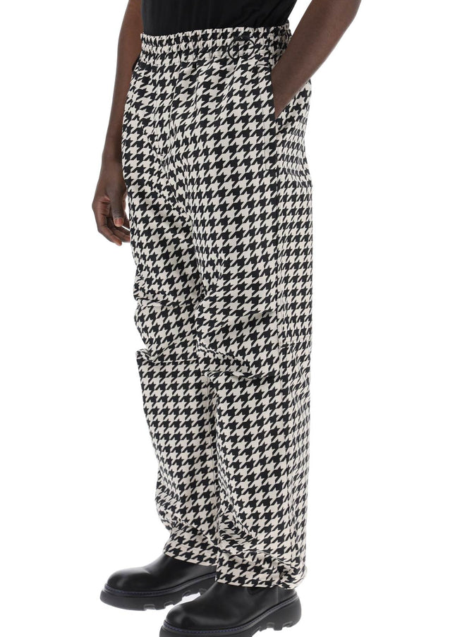 Burberry workwear pants in houndstooth