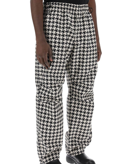 Burberry workwear pants in houndstooth