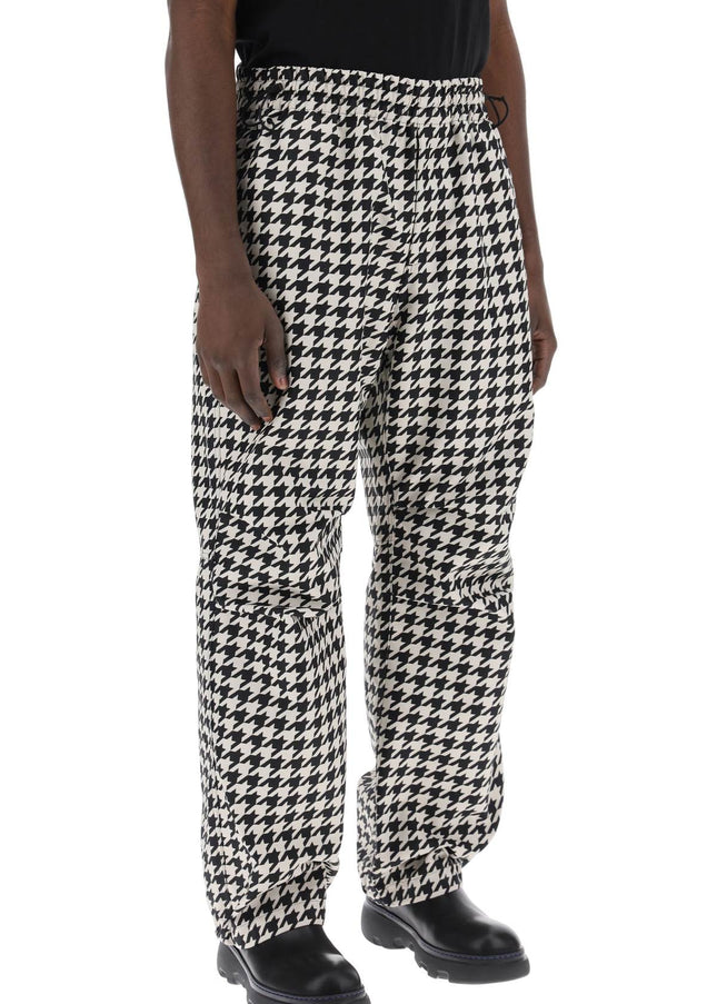 Burberry workwear pants in houndstooth