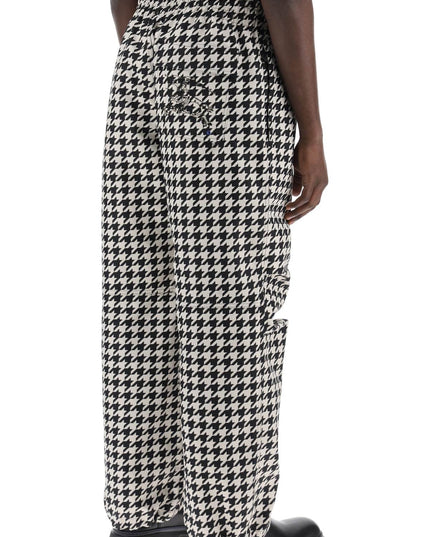 Burberry workwear pants in houndstooth