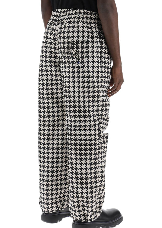 Burberry workwear pants in houndstooth