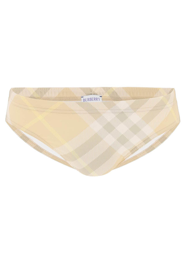 Burberry ered  checkered beach swim