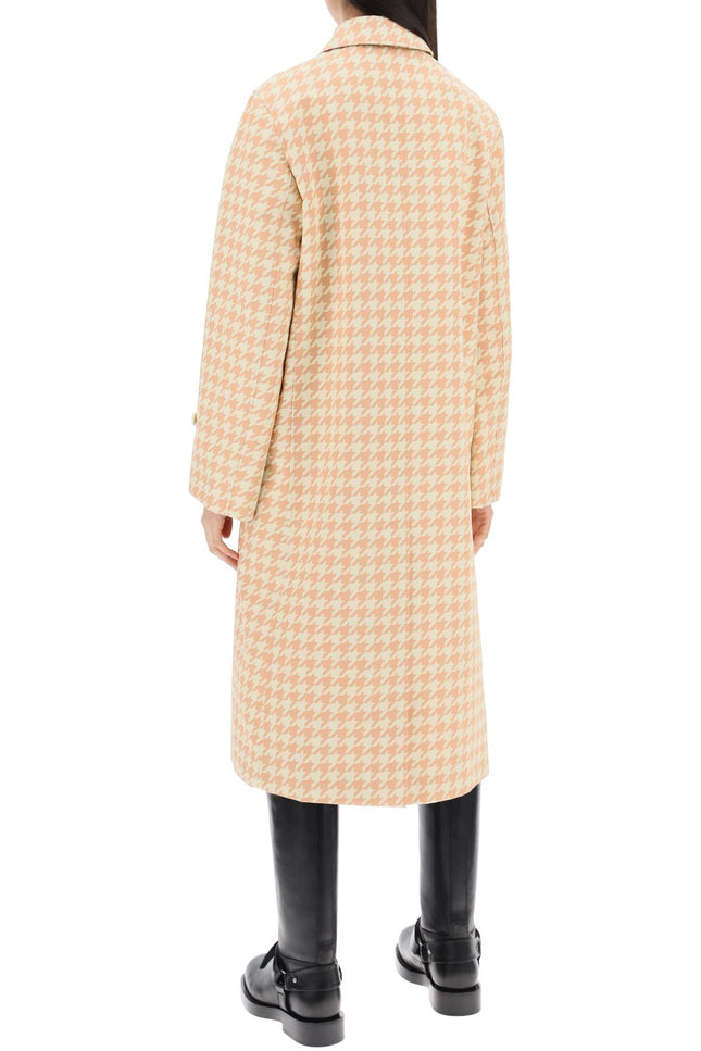 Burberry houndstooth patterned car coat-Coat-Burberry-Urbanheer