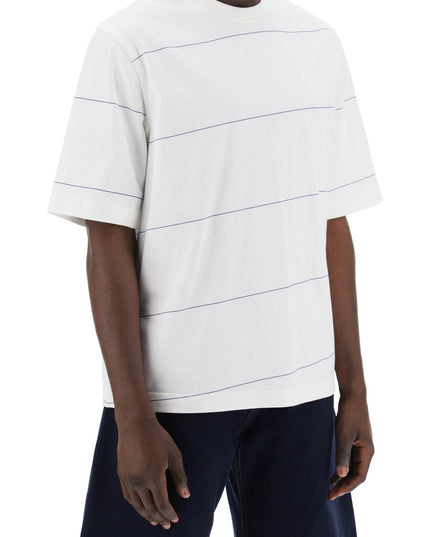 Burberry striped t-shirt with ekd embroidery