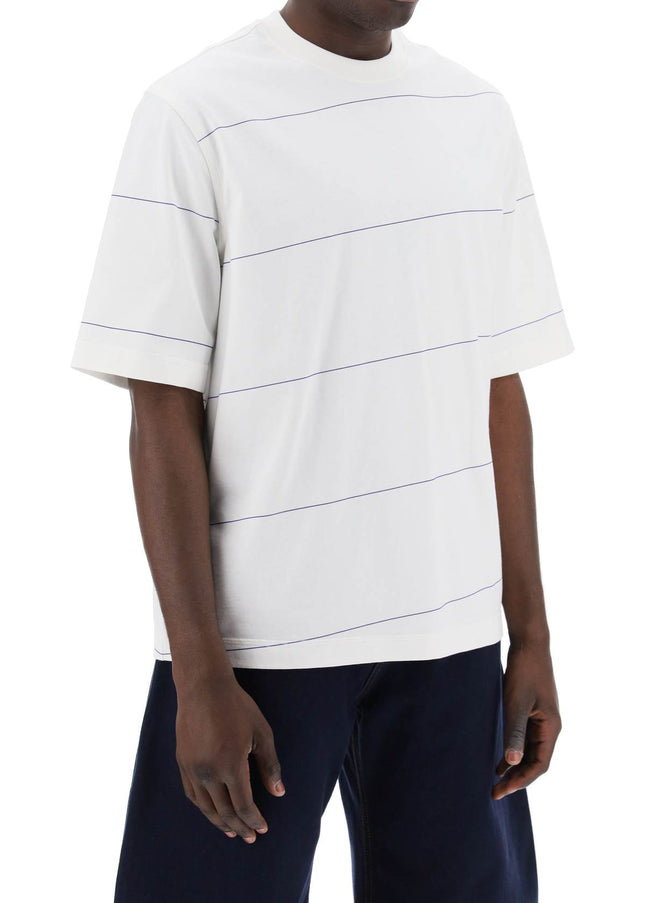 Burberry striped t-shirt with ekd embroidery