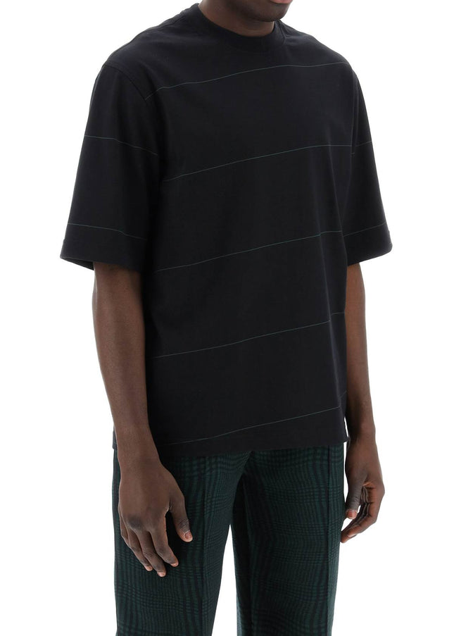 Burberry striped t-shirt with ekd embroidery