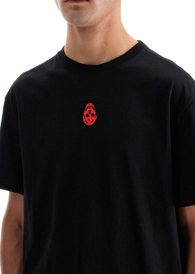 Alexander Mcqueen skull embroidered t-shirt